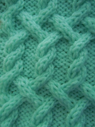 turning diagonals knitting pattern - how to knit